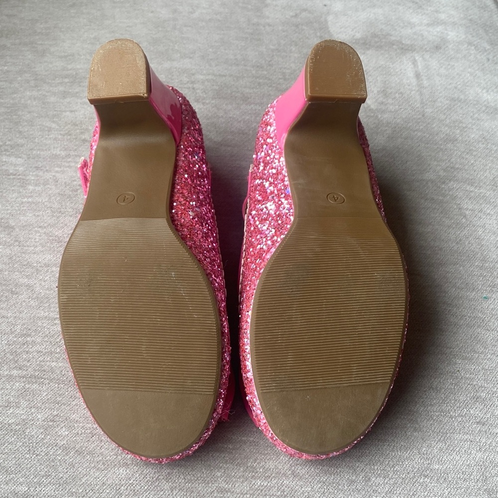 Sparkly pink dress up shoes - Picture 3 of 3